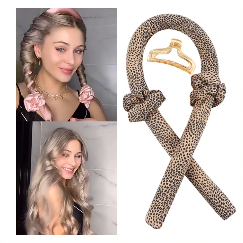 

Heatless Curling Rod Headband No Heat Hair Curlers Ribbon Hair Rollers Sleeping Lazy Curl Bar Wave Formers DIY Hair Styling Tool