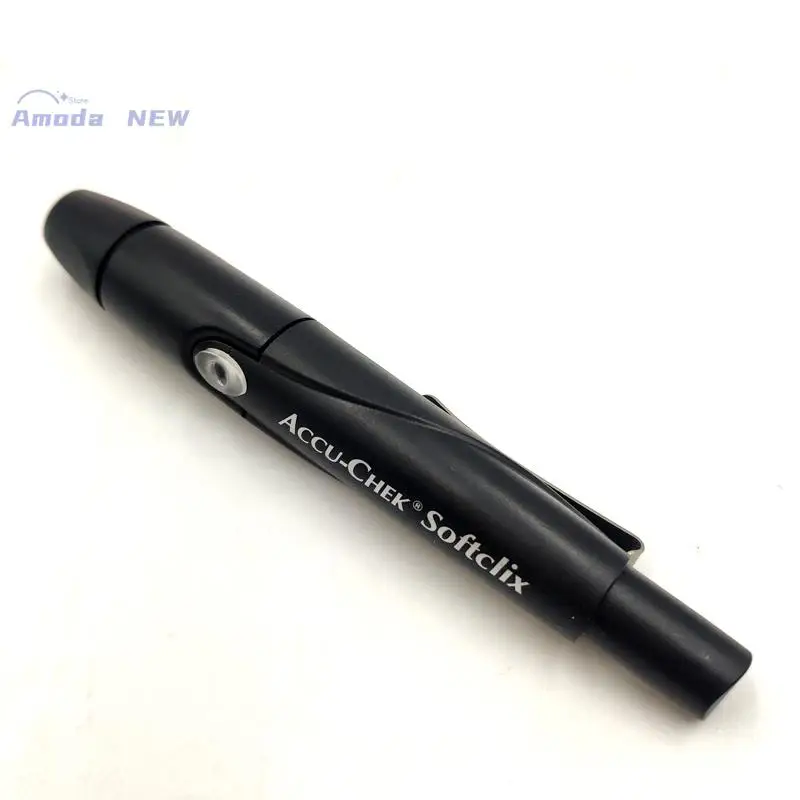 Фото Accu-Chek Softclix FastClix Lancet device Набор Accuchek для диабета accu check Ланцирующая ручка Палец стерильный кровь 50 Ланцетов! ** №4