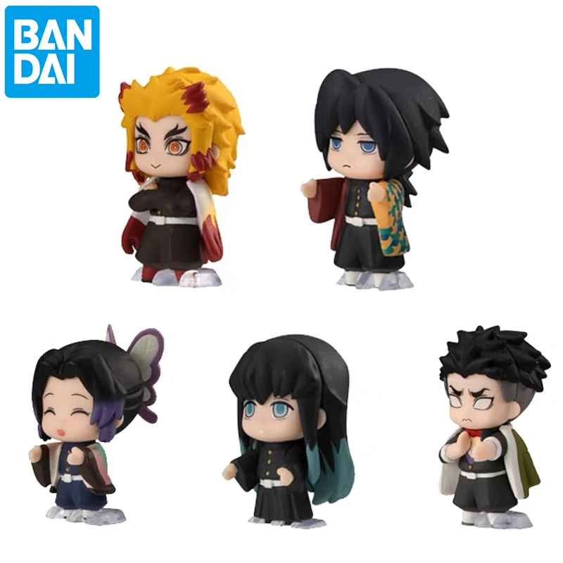 

Bandai Gashapon Demon Slayer Figure Toys Anime Character Rengoku Kyoujurou Tokitou Muichirou Model Decoration Kids Gifts