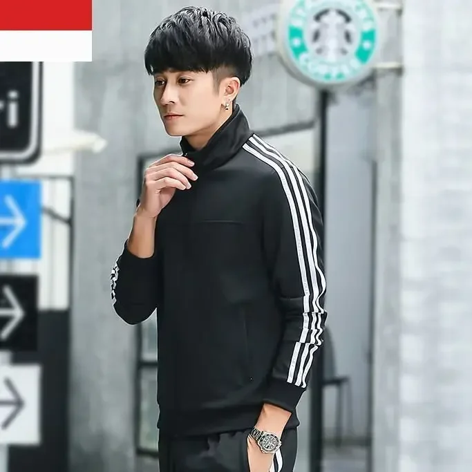 Весенне-осенняя мужская повседневная куртка с воротником-стойкой универсальный