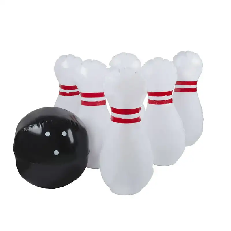 

Deluxe Inflatable Giant Jumbo Bowling Set with Giant Pins and Durable Bowling Ball for Kids and Adults
