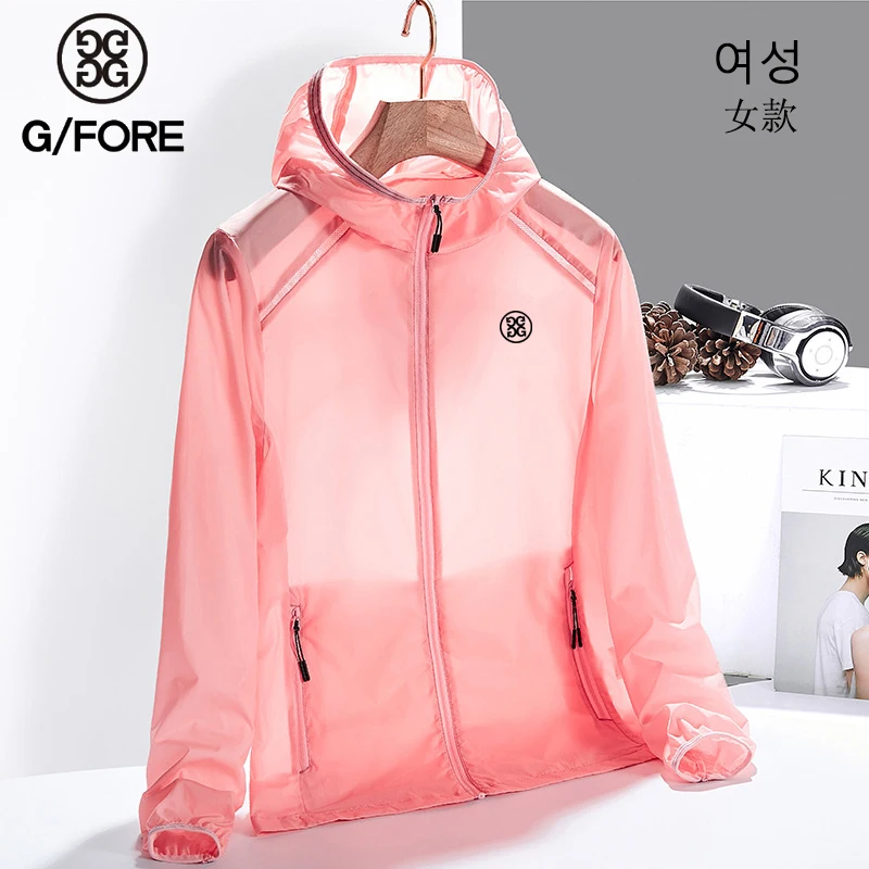 

4G Malbon Golf Outdoor Skin Windbreaker Sportswear Ultra-light Fishing Sunscreen Clothing Women Sunscreen Clothing Men