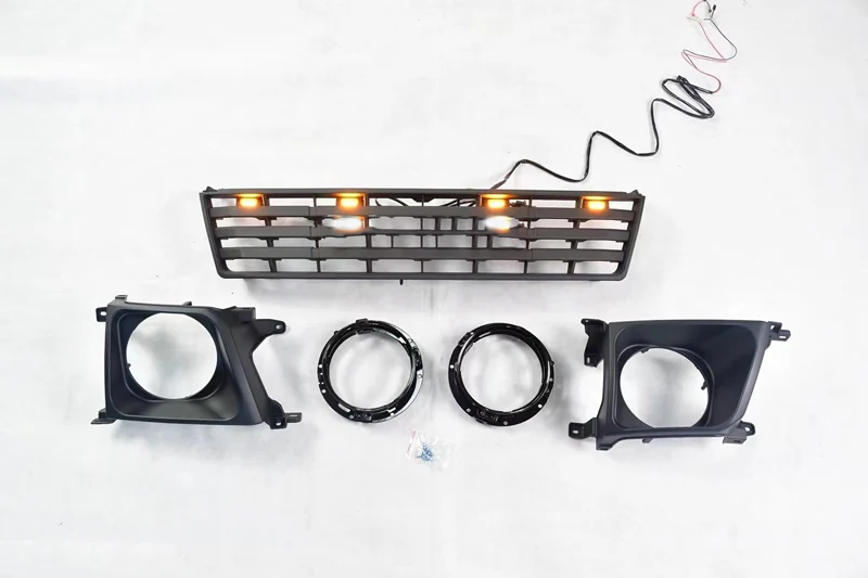 Передняя решетка для LC95 LC100 1998 1999 2000 2001 2002 Prado Land Cruiser со светодиодом
