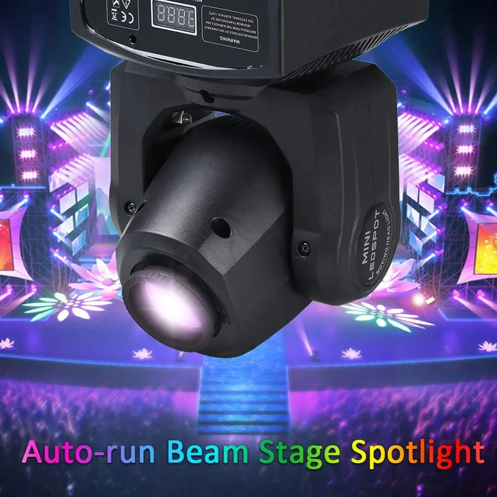 

Moving Head Light 30W DJ Stage Lighting with by DMX and Spotlight for Disco Party Wedding Church Live Show KTV Club