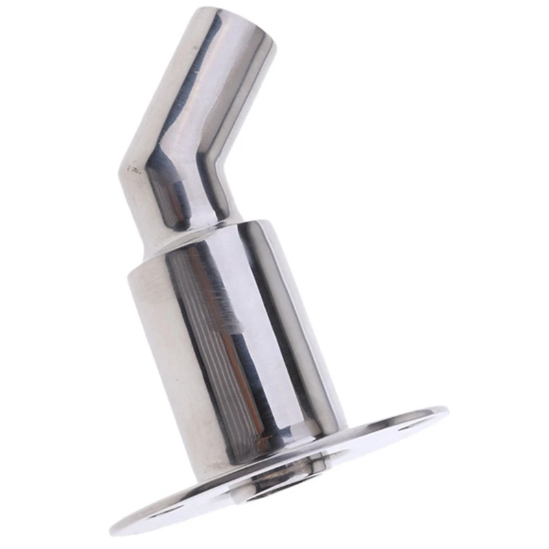 

1Pcs Silver Boat Stainless Steel 90 Degree Thru Hull Tube Pipe Socket Hardware Surface Polishing Corrosion Resistance