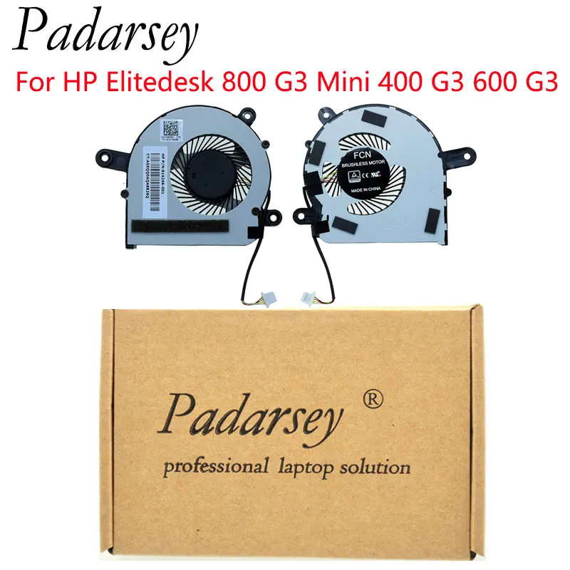 

Padarsey Replacement Laptop CPU Cooling Fan for HP Elitedesk 800 G3 Mini 400 G3 600 G3 Series 914256-001