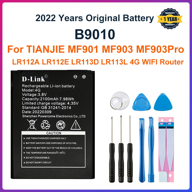 Оригинальный 3,8 в 2100 мАч B9010 для MTC 8723FT MTS 8723 футов 4G LTE Wi-Fi роутер Точка доступа Модем батарея