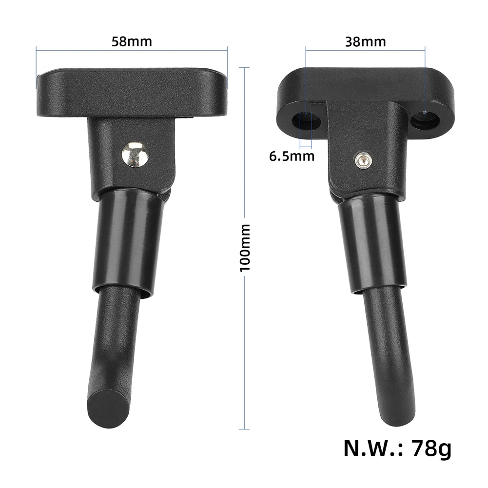 

Parking Stand Foot Support Black Cycling Spare Parts Electric Scooter Accessories Metal For Ninebot F20/F25/F30/F40