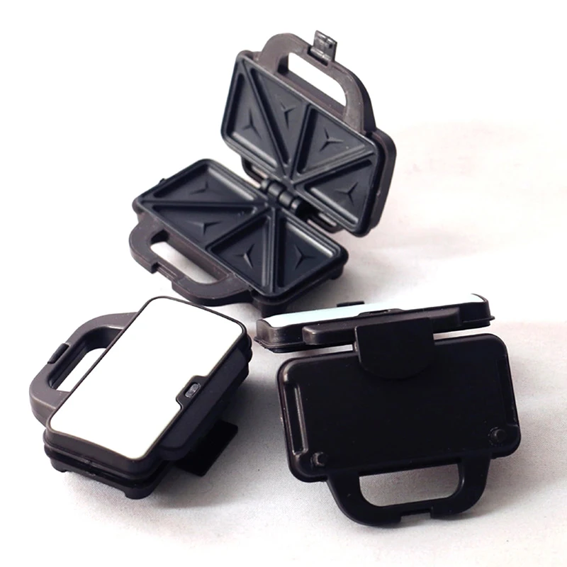 

1pc Dollhouse Electrical Model Mini Pancake Maker Waffle Sandwich Maker Kitchen Simulation Furniture Toys