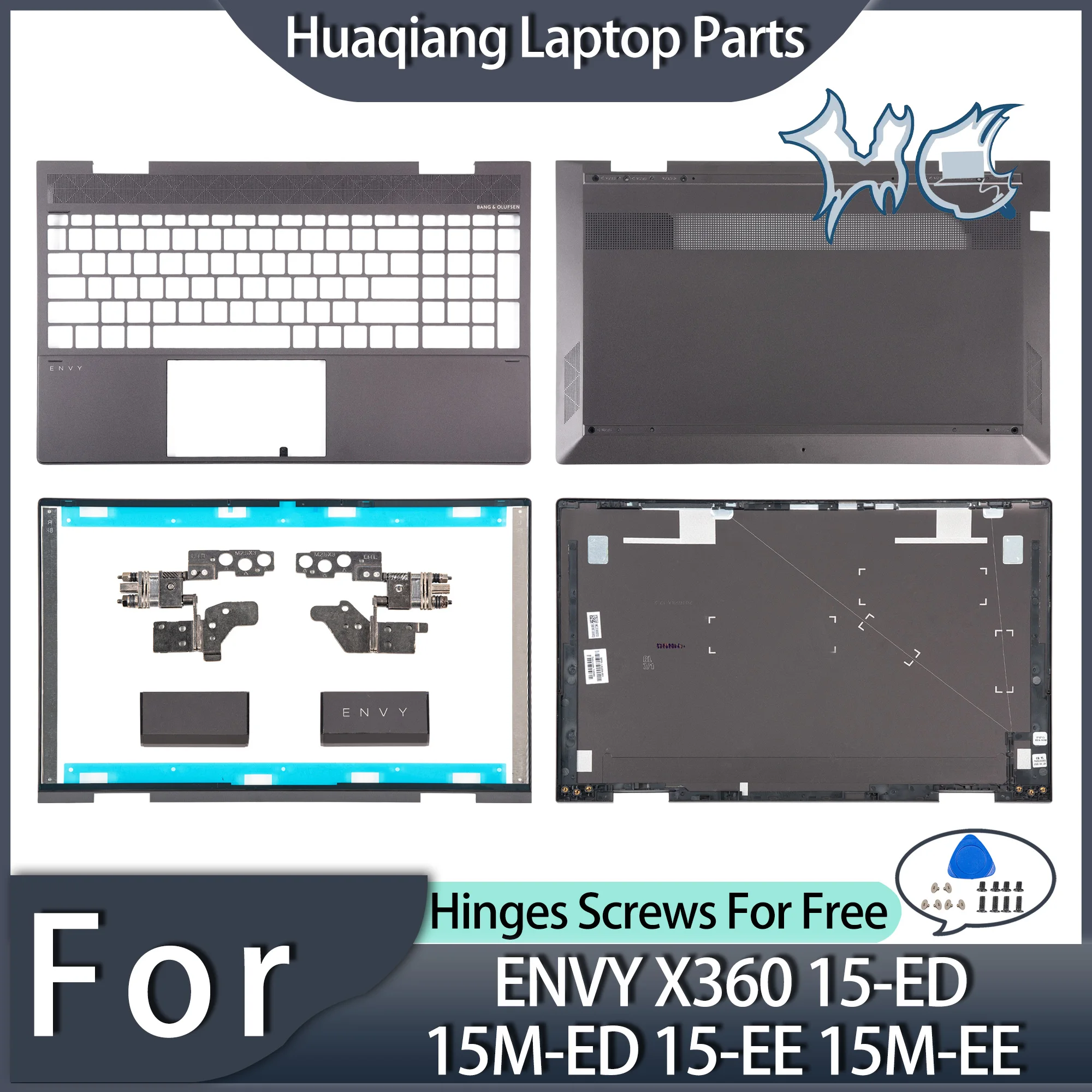 Запчасти для ноутбука HP ENVY X360 15-ED 15M-ED 15-EE 15M-EE rown новая задняя крышка ЖК-дисплея