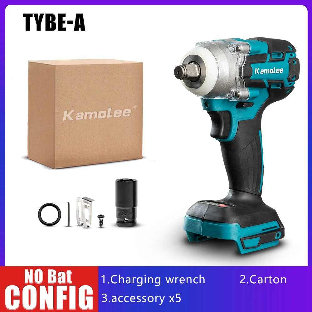 

Kamolee 520N.M TYEP C аккумуляторный гайковерт