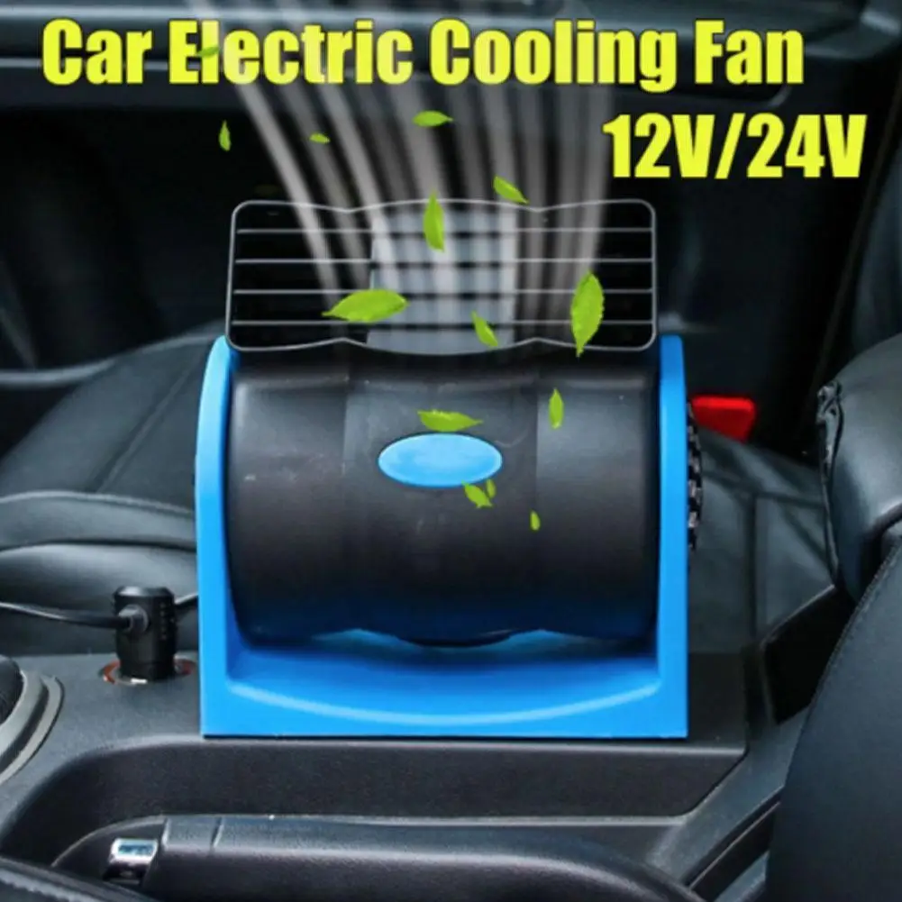 

12V Adjustable Car Fans 2-Speed Wind Adjustable Auto Air Cooling System Low Noise Car Cooler Air Fan Cooling Accessories