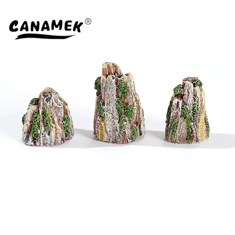

1Pc Mini Mountain Miniature Toys Bonsai Ornaments Plant Gardening Home Garden Accessories Natural Resin Home Decoration Supplies
