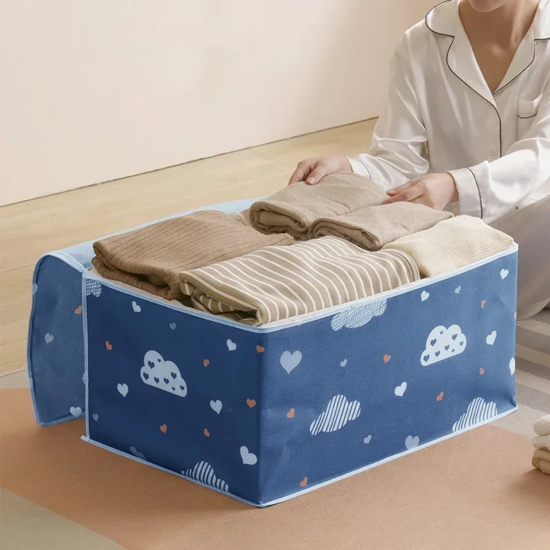 Сумка для хранения одежды органайзер одеял постельных принадлежностей шкаф