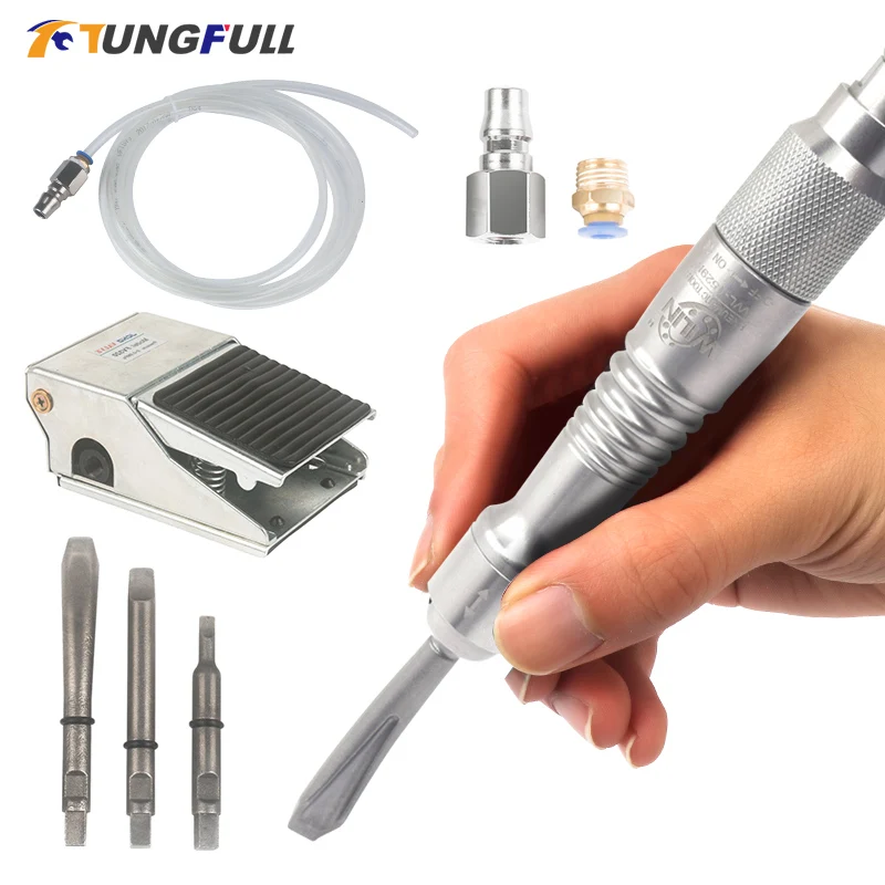 Micro Air Flux Chipper Pneumatic Engraver Chisel Dental Medical Gypsum Cast Stomatology Engraver Gas Shovels Air Hammer