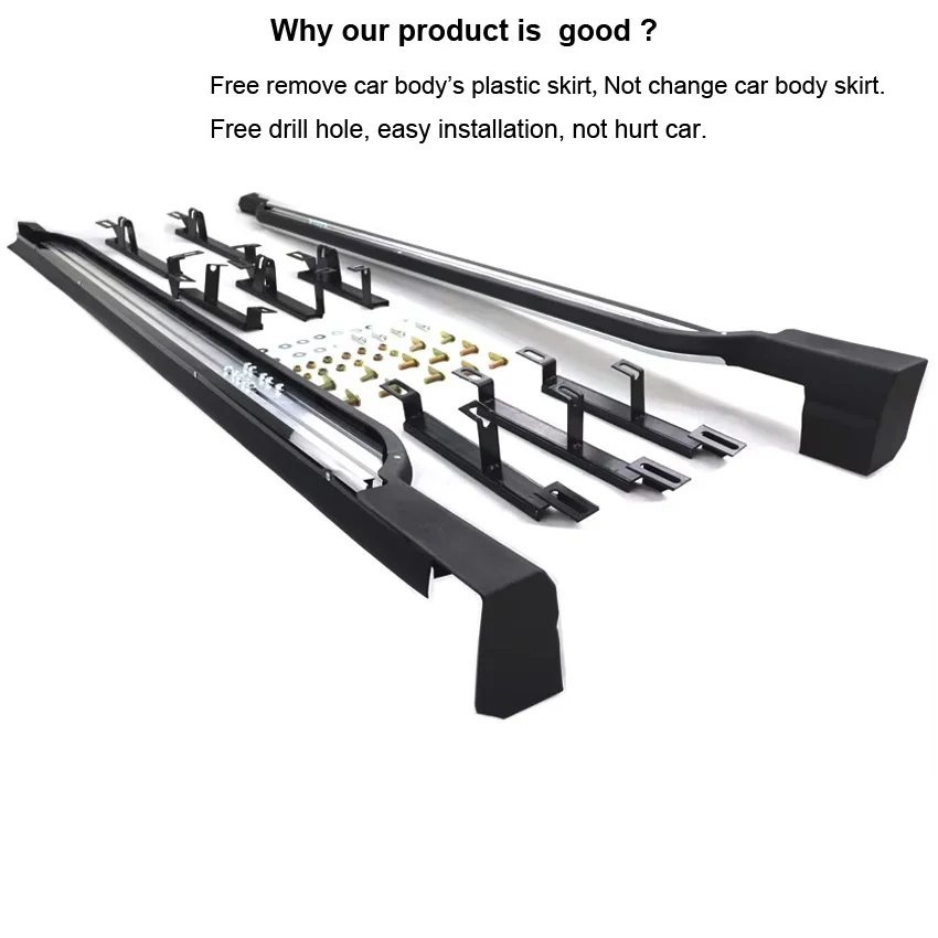 Боковые ступени в стиле BM для Mazda CX-8 2019 2020 2021 2022 2023 2024 2025 утолщенная конструкция