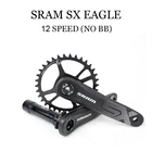 SRAM FC SX NO BB EAGLE DUB 1X12 12-скоростная стальная Звездочка 34T 170 мм 175 мм MTB велосипедная деталь кривошипная 6 мм офсет 38T 104BCD