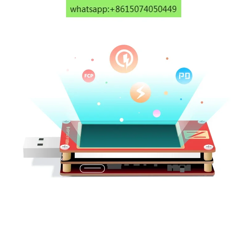 Прибор для обмана напряжения ChargerLAB POWER-Z USB PD KT002 сетевой тестер зарядки