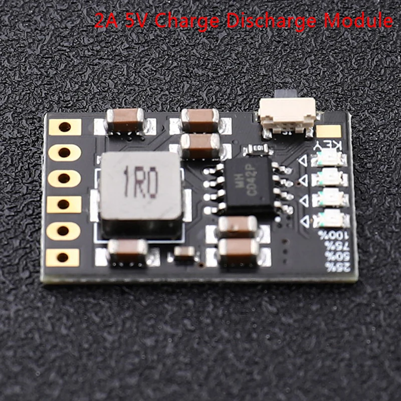 

DC 5V 2A Mobile Power DIY Board 4.2V Charge And Discharge Boost Battery Protection Indicator Module 3.7V Lithium Battery 18650