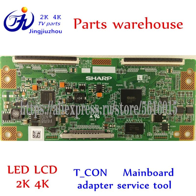 

TV T_CON original sharp LCD-40E66A LCD-40Z660A logic board CPWBX RUNTK