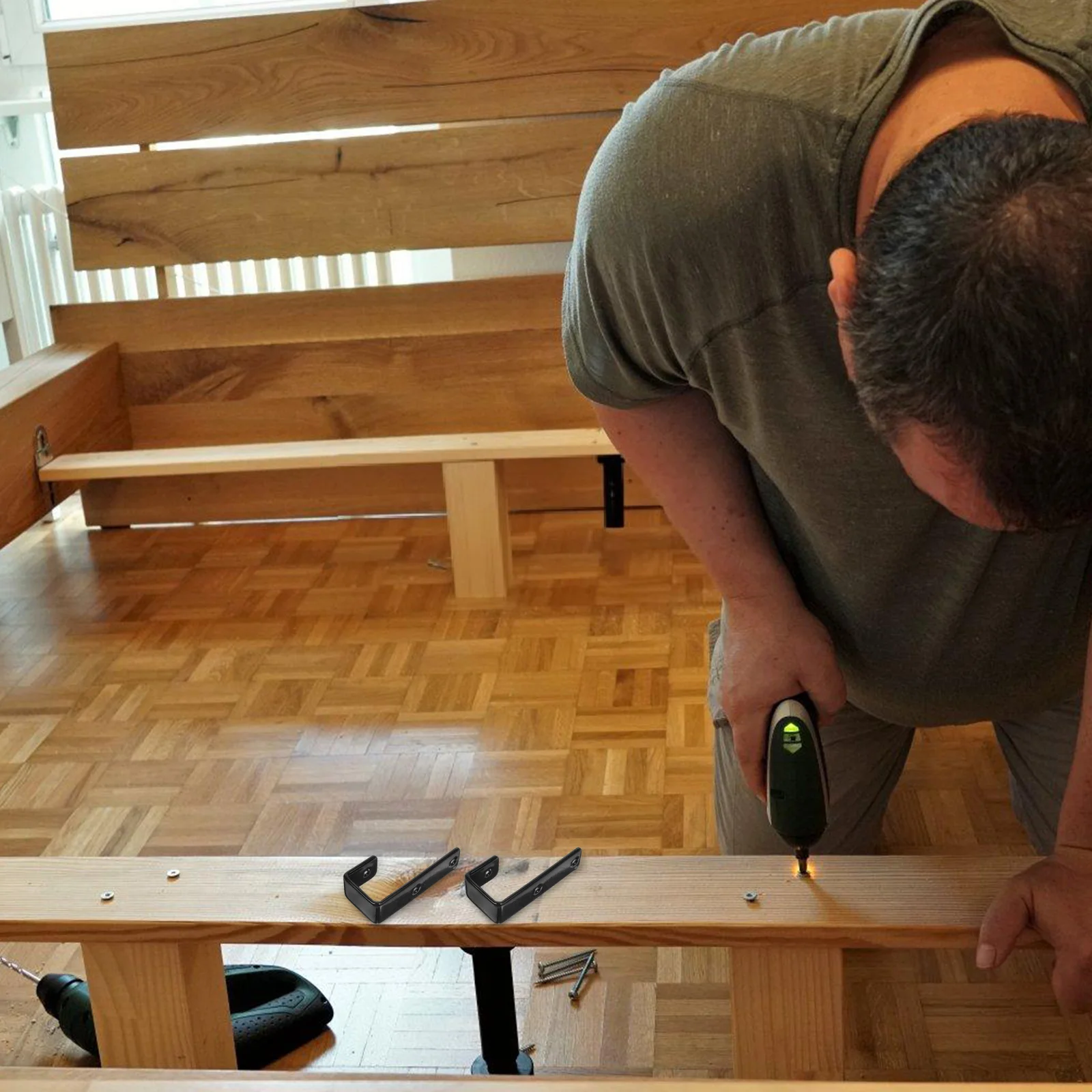 Прорезиненный крючок для лестницы кронштейны двухъярусной кровати вешалки