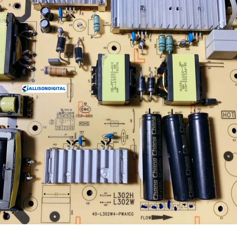 Панель питания 40-L302W4-PWB1CG/PWA/PWD 08-L302W58-PW200AC