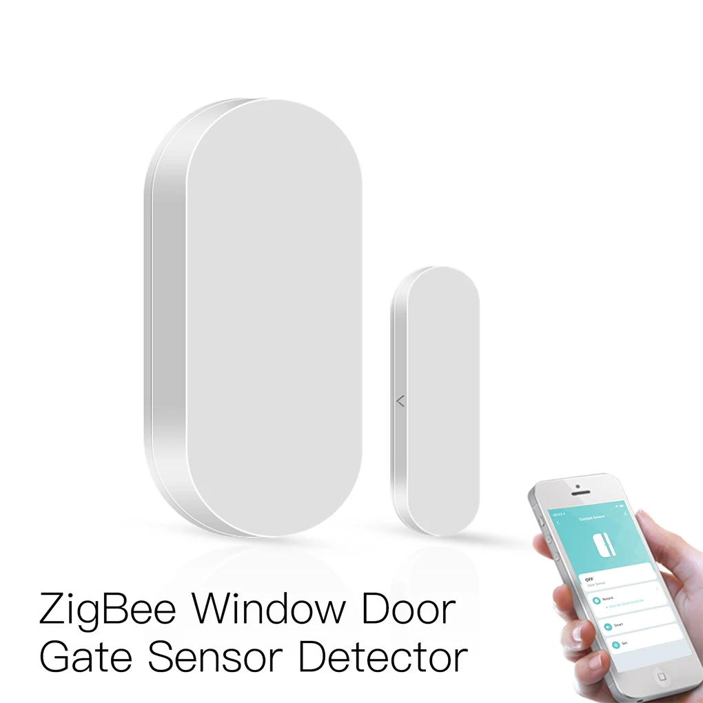 

Tuya Zigbee Wireless Smart Window Alarm Front Door Open Sensors Home Store Status Detector Intelligent Accessories