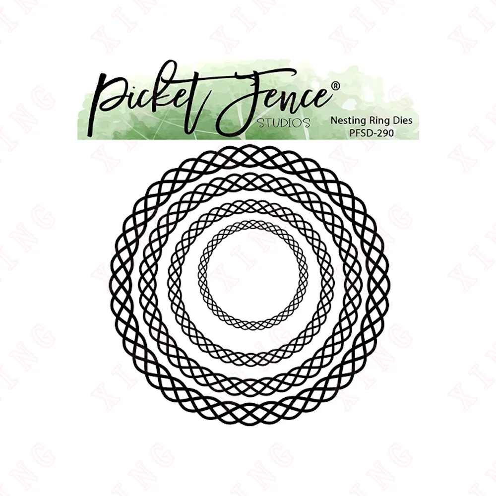 

Newest 2023 Scrapbook Decoration Embossing Templates Diy Greeting Card Handmade Craft Molds Nesting Ring Dies Metal Cutting Dies