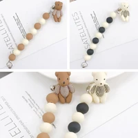 new acrylic bear glue beads bracelet mobile phone case accessories diy jewelry accessories 1pcs