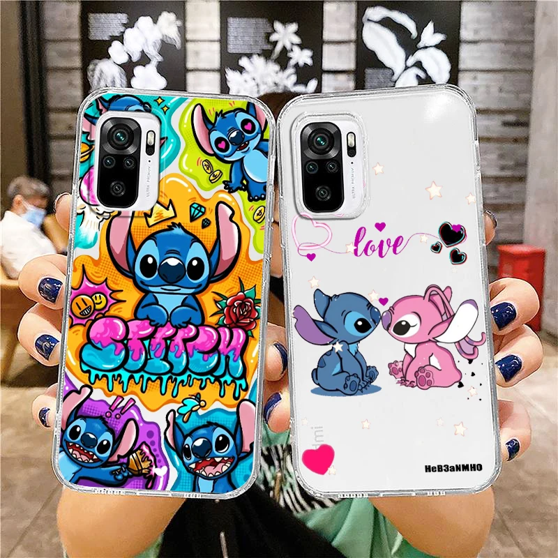 

Oil Painting Art Stitch Phone Case For Xiaomi Redmi Note 11E 11S 11 11T 10 10S 9 9T 9S 8 8T Pro Plus 5G 7 Transparent Cover