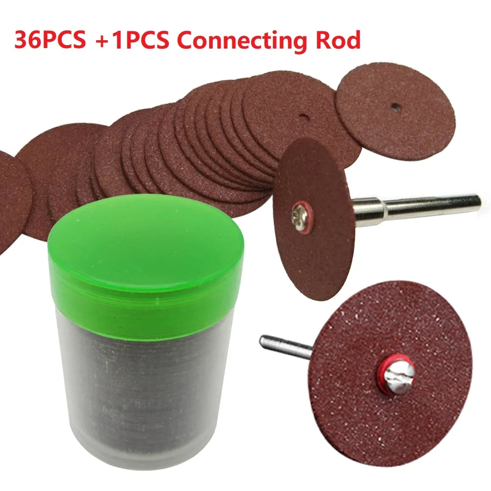 

36pcs Dremel Accessories 24mm Abrasive Disc Cutting Discs Reinforced Cut Off Grinding Wheels Rotary Blade Disc Cuttter Tool