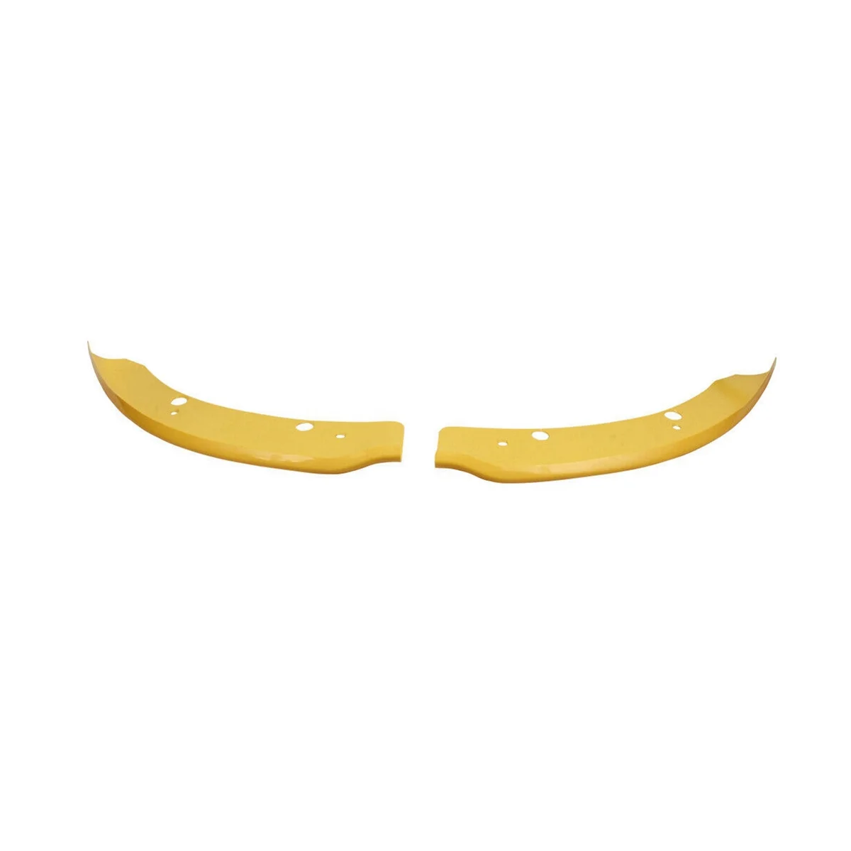 

1 Pair Front Bumper Lip Splitter Spoiler Protector Yellow for Dodge Charger SRT Scat 68327084AA 68327085AA