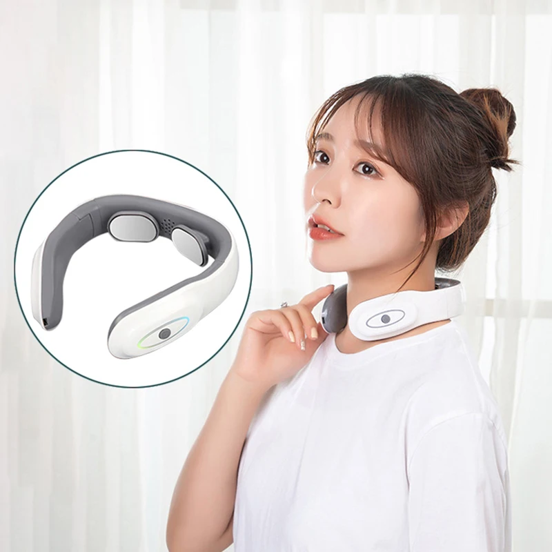 

Intelligent TENS Pulse Electric Neck and Shoulder Massager Pain Relief Relaxation Cervical Vertebra Physiotherapy Health Care