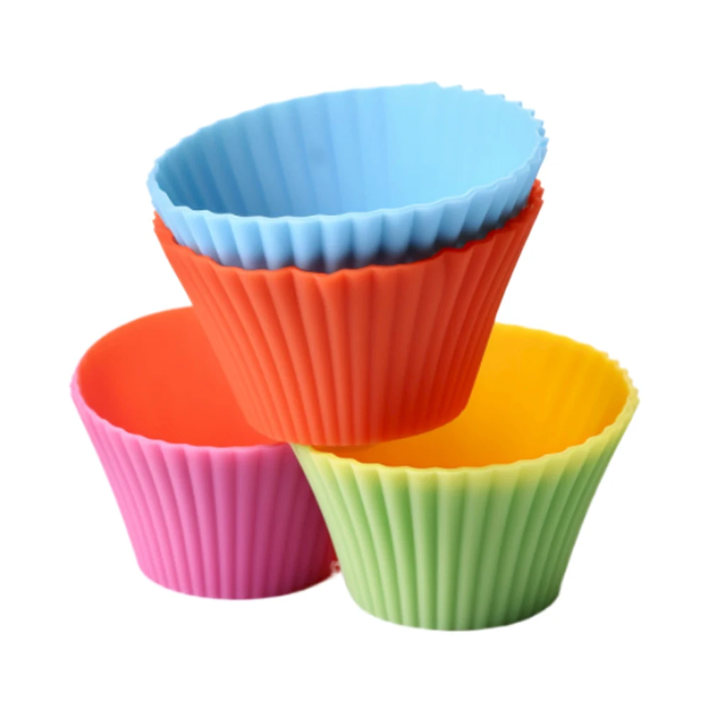 12 шт. многоразовые силиконовые кружки для выпечки