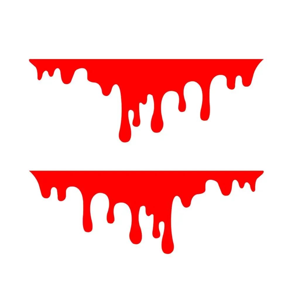 

Автомобильные красные капли крови наклейки Авто Хэллоуин тема Стайлинг декоративное стекло наклейка водостойкий бампер украшения 14x5 см