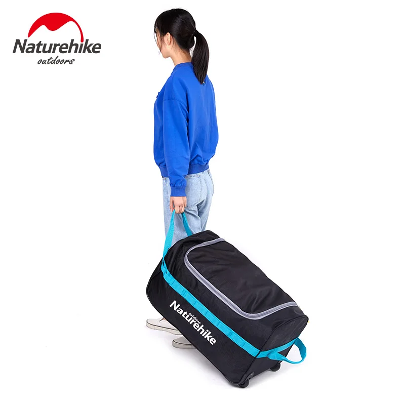 

Naturehike Suitcase 110L wheeled duffle Collapsible storage bag outdoor travel tent camping equipment large portable debris bag