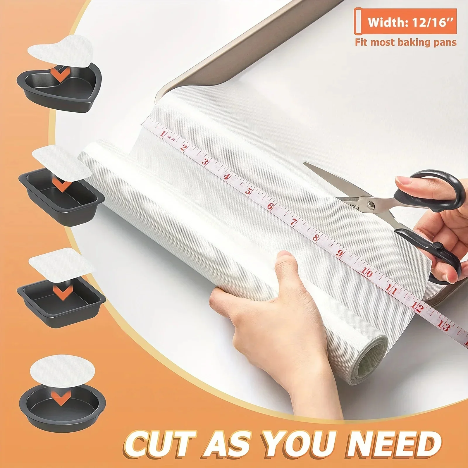 1 рулон силиконовый термостойкий коврик для выпечки