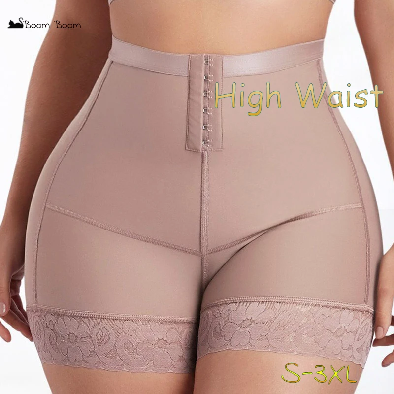 

Double Compression Power Shaping Shorts BBL Post Op Surgery Supplies Skims Kim Kardashian Jeans Woman High Waist Butt Lifter