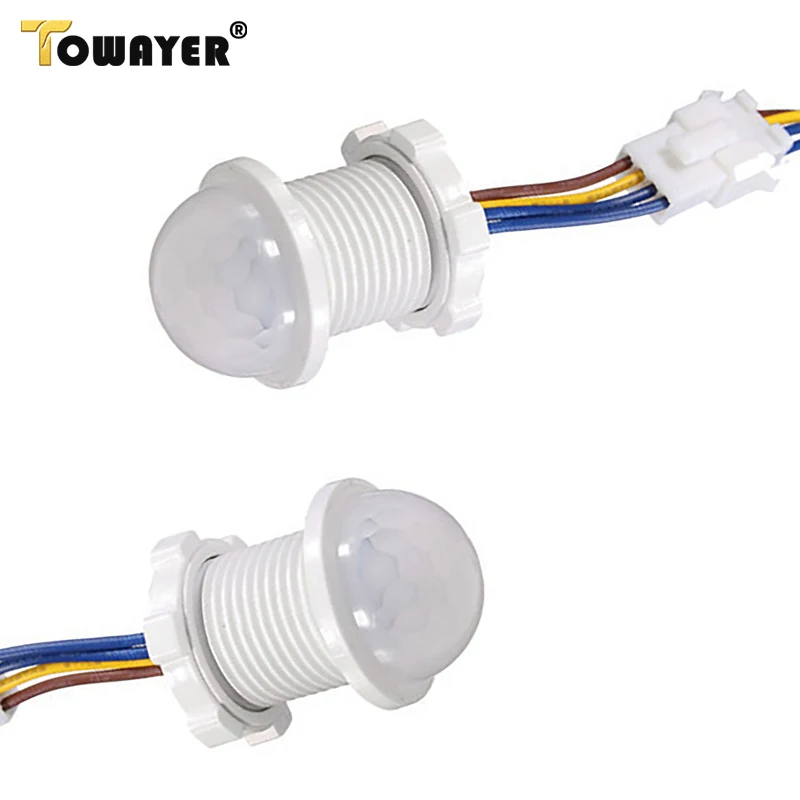 

110/220v Mini LED Sensitive Night Light Home Indoor Outdoor Infrared Light Motion Sensor Detection Automatic Sensor Light Switch