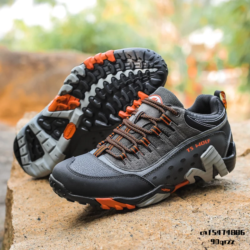 Outdoor Lover Trekking Shoes Men Waterproof Hiking Shoes Mountain Boots Genuine Leather Woodland Hunting Tactical Shoes unisex