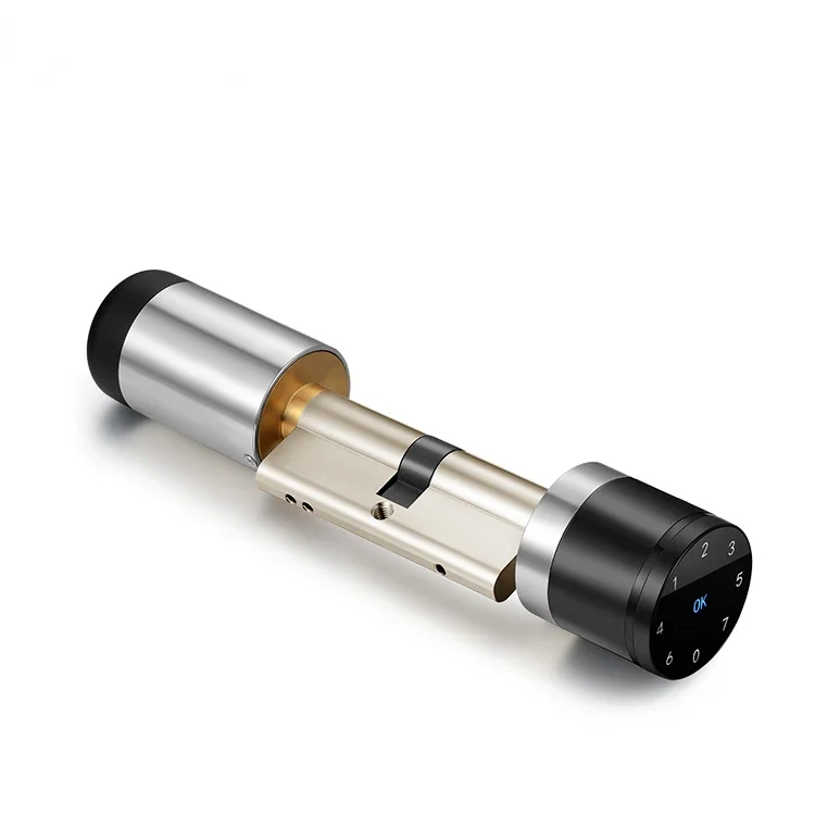 Высокое качество Дистанционный Замок Европейский профиль пароль умный цилиндр
