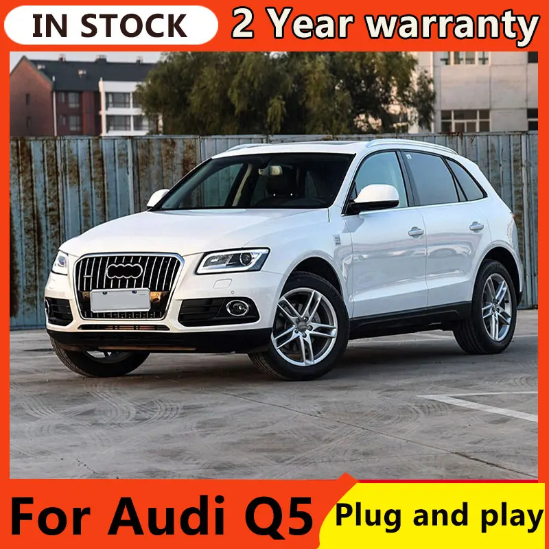 Фара для Audi Q5 головного света 2009-2018 LED динамического анимации сигнала DRL Bi Xenon автомобильные аксессуары