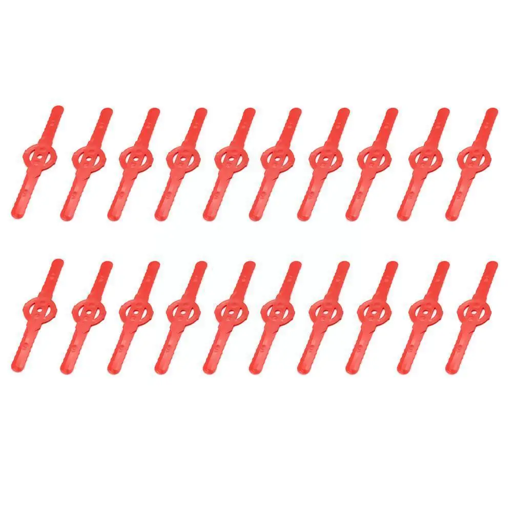 

20pcs Grass Trimmer Blades Plastic Cutter Blades Cutting Lawn Garden Replace Accessories Blade Mower Tools T8p4