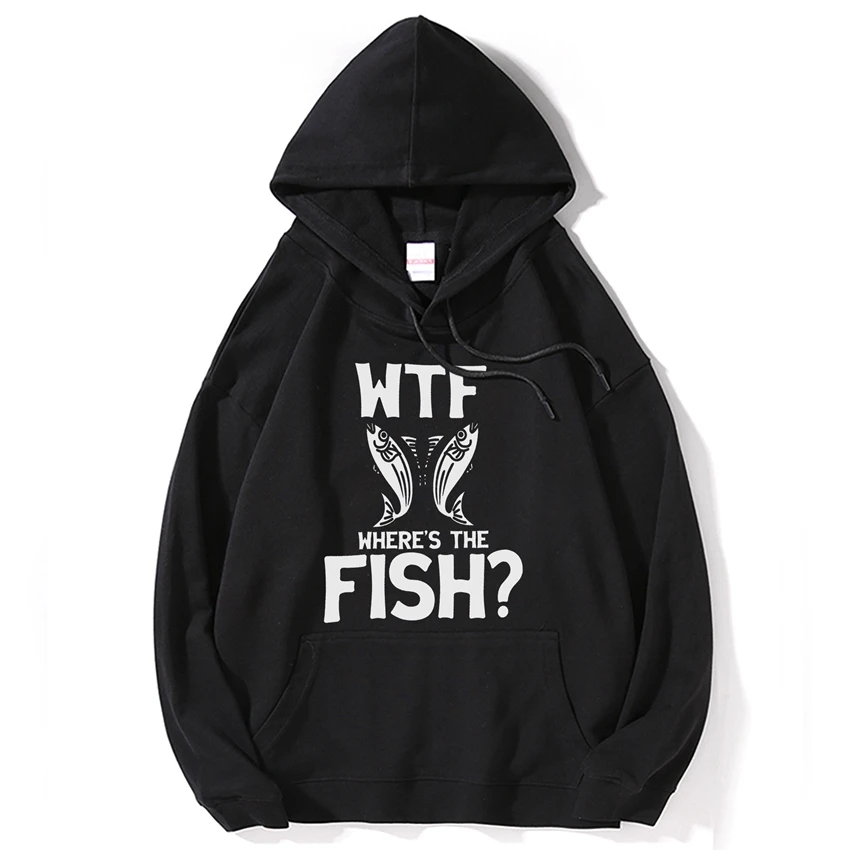 

COSMIC STRING cotton fishing print men hoodies funny casual streetwear men hooded loose new pattern cool sports hoodies tops