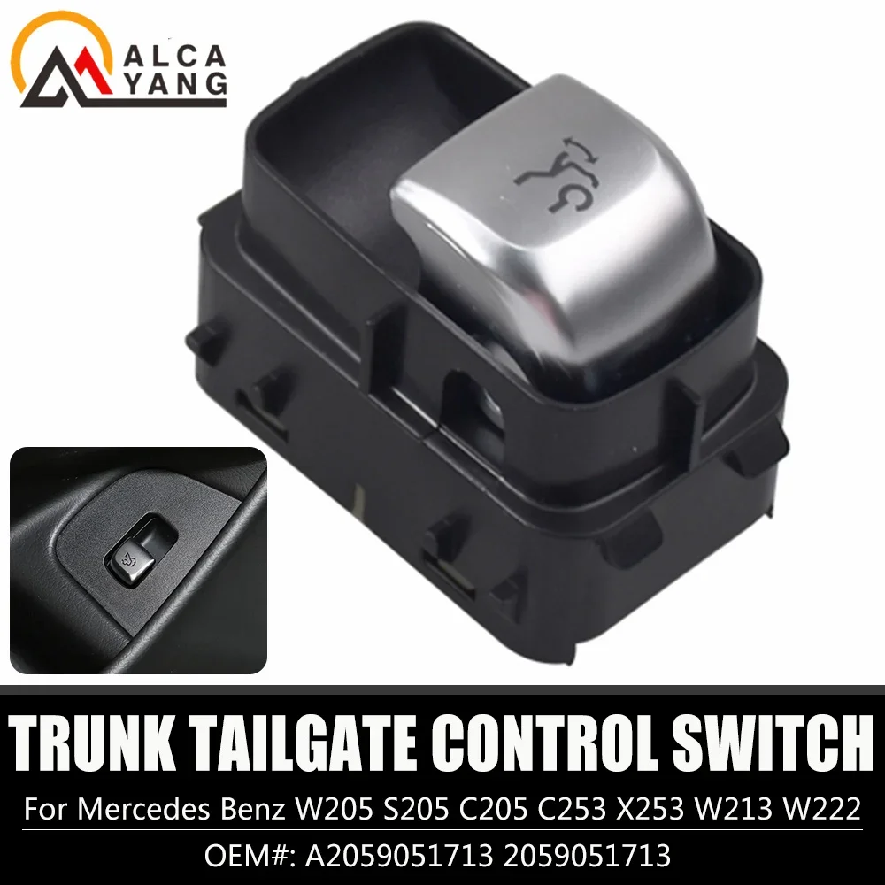 Для Mercedes Benz C E GLC S Class автомобиля задний переключатель багажника, кнопка управления, кнопка ремонта багажника W205 W253 W213 W222 W257