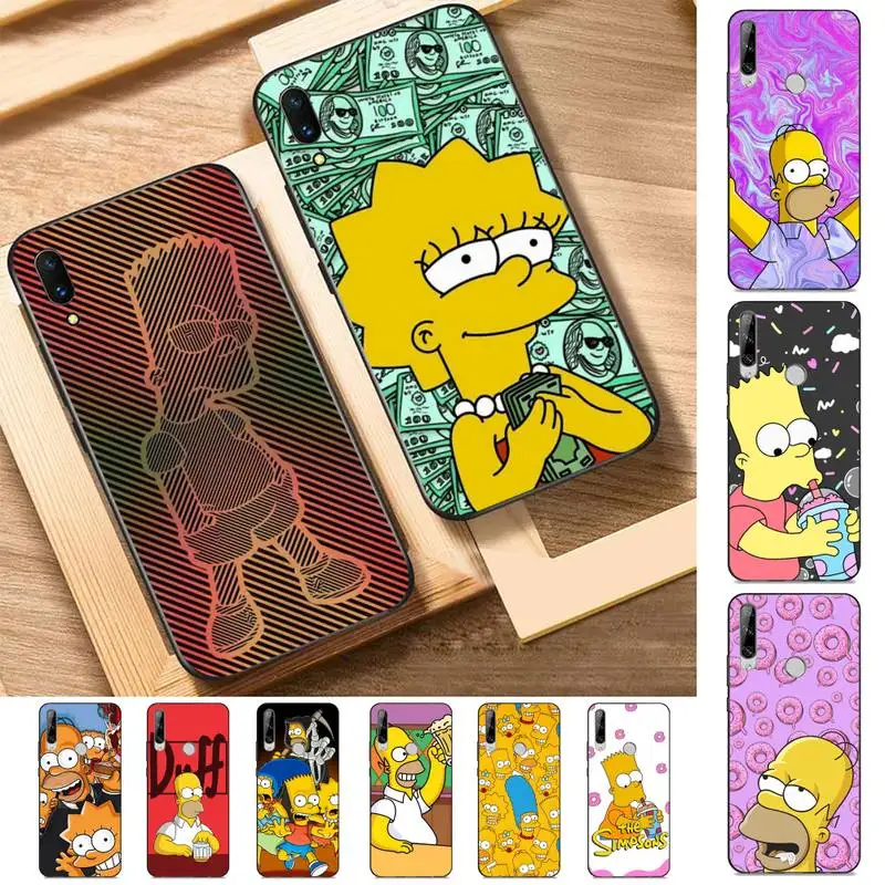 

Disney The Simpsons Phone Case for Huawei Y 6 9 7 5 8s prime 2019 2018 enjoy 7 plus