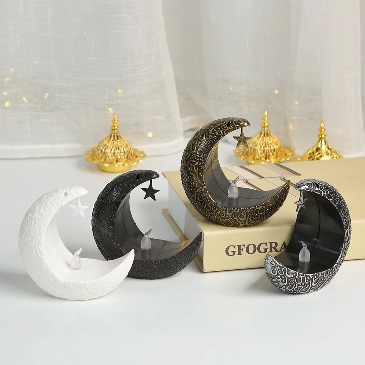 Осветительные украшения для фестиваля Рамадана мусульманские Ид праздничные с