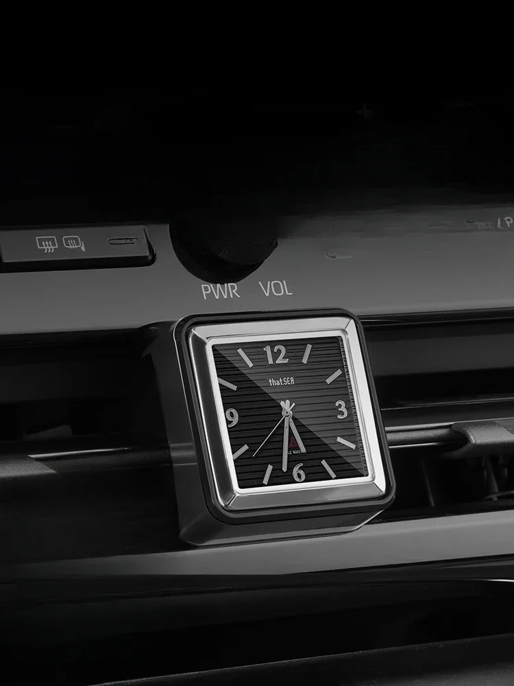 Фото Модификация аксессуаров для Toyota Alphard 40, автомобильные часы, центральная консоль, часы, механика, кварцевые часы, интерьер №2