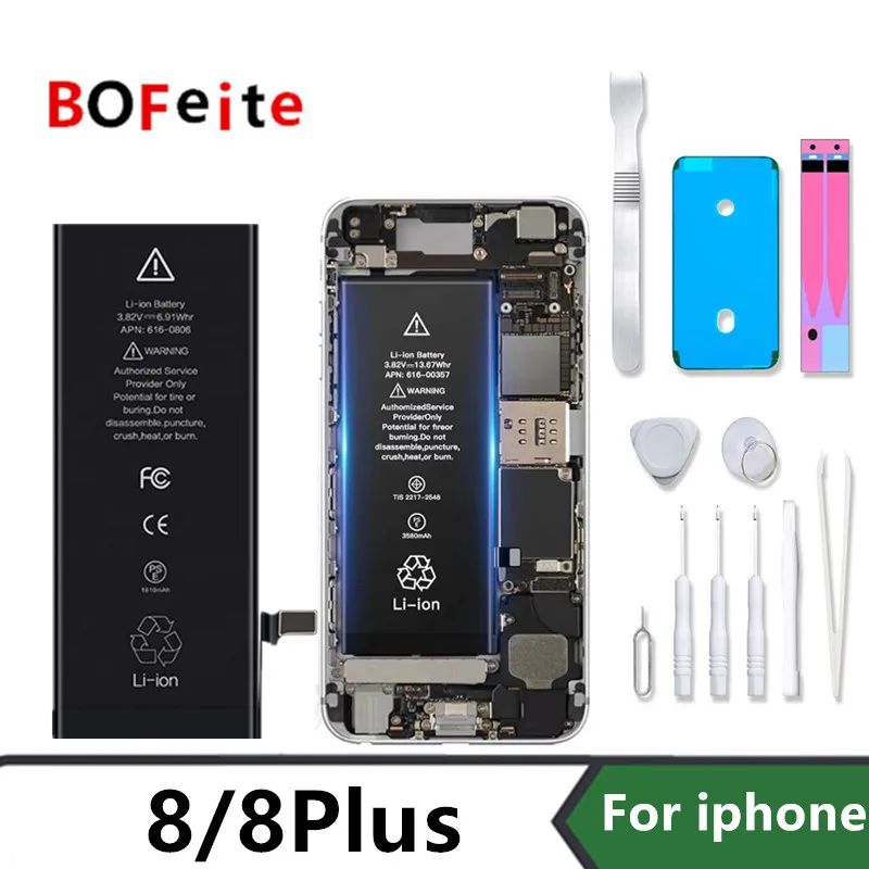 For iPhone 8 Replacement Bateria For Apple 8plus Mobile Phone Bateria 100% brand new 0 Cycle