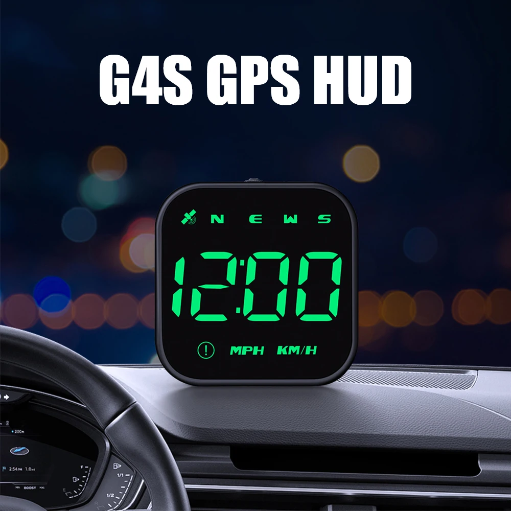 

Мини-Спидометр G4S, 2,5 дюйма, со светодиодной подсветкой и GPS-компасом